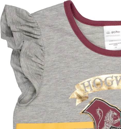 Miniatura 5 de Harry Potter Hogwarts - Conjunto de camiseta y leggings de manga corta con volantes