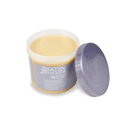 Miniatura 10 de Cera depilatoria en crema de lujo Satin Smooth - Cera suave para cara y cuerpo, depilación profesional para piel sensible, cabello grueso y rizado