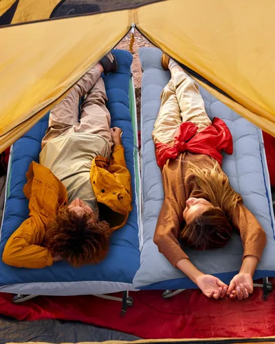 Miniatura 7 de Sportneer Catre de camping: Catres de camping de doble capa Oxford 1200D para adultos - Catres plegables resistentes para camping, tienda