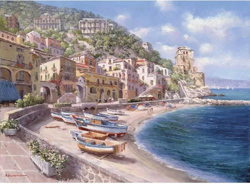 Miniatura 7 de Anatolian Puzzle - Lago del Porto, Rompecabezas de 1000 piezas, #3129 Lago del Oporto