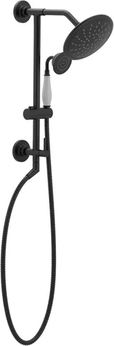 Miniatura 10 de Moen Annex - Barra deslizante de ducha mate negra y sistema de manguera de ducha, válvula requerida, TS3661NHBL Mate negro