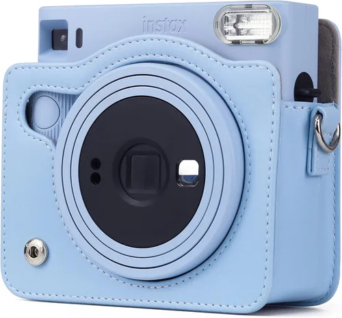 Miniatura 9 de Rieibi Funda cuadrada SQ1, funda protectora para cámara instantánea Fujifilm Instax Square SQ1, cubierta compacta de piel sintética con correa