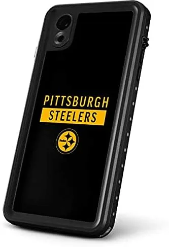 Miniatura 3 de Skinit - Carcasa impermeable para iPhone XR, diseño de los Pittsburgh Steelers, color negro