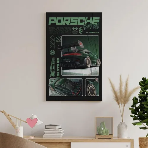 Miniatura 6 de JUANJIANG Póster de SuperCar para amantes del automóvil, póster de conocimiento, pintura decorativa, lienzo, arte de pared, póster de sala de estar