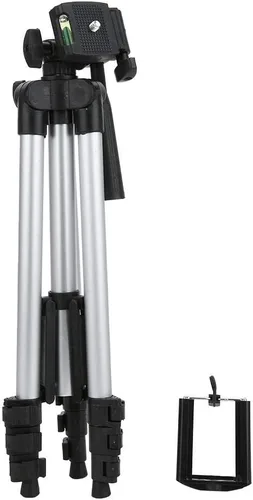 Miniatura 8 de Soporte de trípode para teléfono, trípode para selfie para teléfono celular con soporte para teléfono, trípode de viaje de aluminio extensible