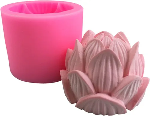 Miniatura 15 de Molde de Silicona para Fondant de Flores Rosas 3D Molde de Chocolate Dulces Pastel Decoración Molde Jabón Molde Vela Molde Resina Arcilla Horneado
