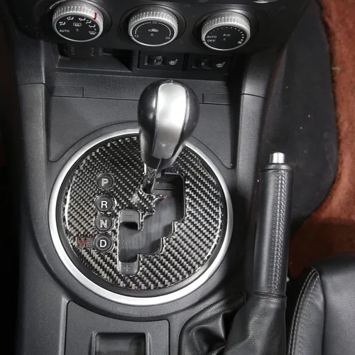 Miniatura 6 de Adhesivos de fibra de carbono suave para engranajes de control de automóvil, cubierta protectora para moldura de marco, marco de engranajes