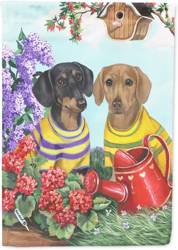 Miniatura 307 de Caroline's Treasures PPP3097CHF - Pijama de Navidad con diseño de bulldog francés para colgar en la pared, poliéster, tamaño de casa, multicolor