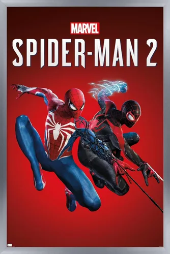 Miniatura 8 de Marvel's Spider-Man 2 - Póster de pared de arte clave, 34 pulgadas de largo x 22.4 pulgadas de ancho, versión premium sin marco