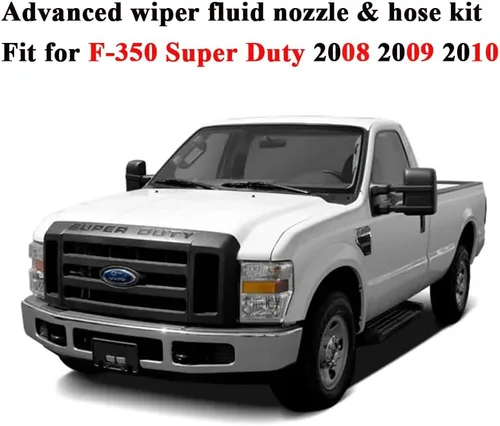 Miniatura 4 de 7C3Z-17K605-A Kit de manguera de boquilla de líquido de limpiaparabrisas para Ford Super Duty F-250 F-350 F-450 F-550 F-550 Boquillas de chorro