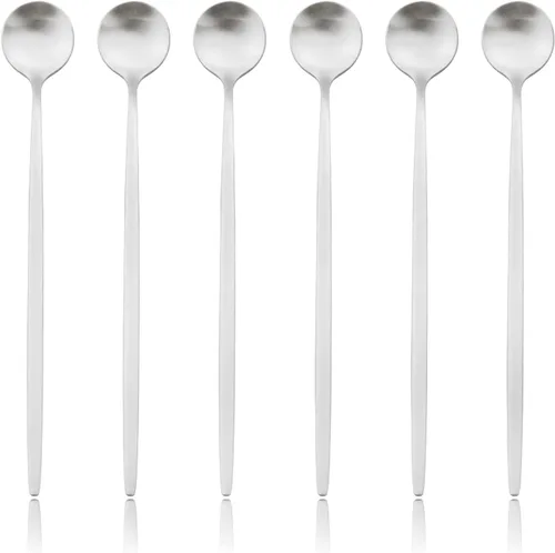Miniatura 22 de Juego de 6 tenedores de postre de acero inoxidable de 3 dientes, juego de tenedores para frutas y tartas, 5.31 pulgadas, color plateado
