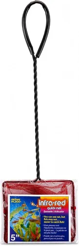 Miniatura 21 de Penn-Plax Quick-Net Aquarium Fish Net - Fine Mesh, Vinyl-Covered Braided Handle - Small Aquarium Cleaning Tool for Gentle Fish Handling - Use in