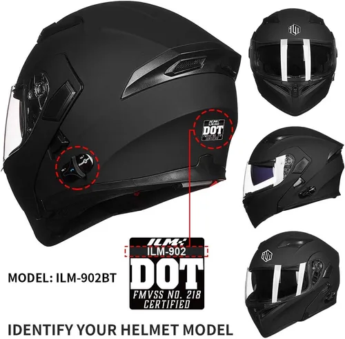 Miniatura 3 de ILM Casco con visera anti-vaho para modelo 902 902L 902BT