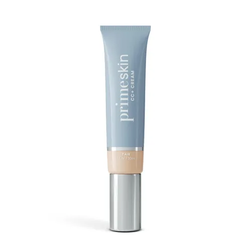 Prime Prometics PrimeSkin CC+ Crema para mujeres maduras, base ligera de líquido a polvo, difumina los poros y cubre las manchas de la edad, sin
