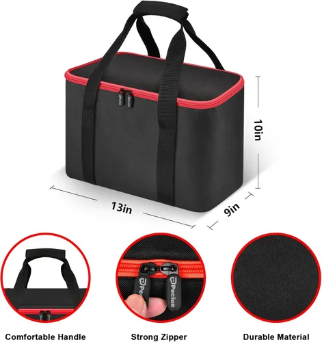 Miniatura 2 de Bolsa de herramientas universal para sierra circular DEWALT 20V MAX de 6.5 pulgadas DCS391B/DCS565B, para Makita XSS02Z 18V Sierra Circular, solo
