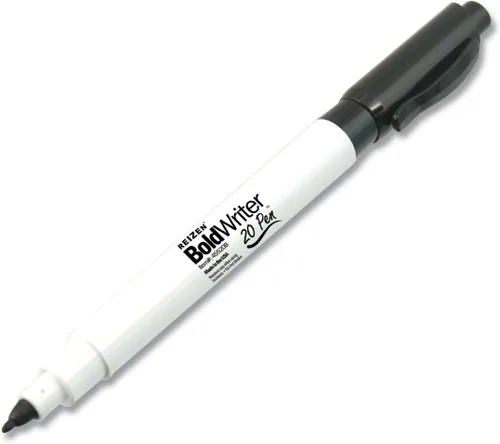 Miniatura 2 de Bolígrafo BoldWriter 20 de estilo 20-20, punto negrita fácil de ver, color negro, paquete de 12