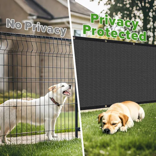 Miniatura 4 de Pantalla de Privacidad para Valla de 4' x 25', Cubiertas de Sombra para Valla de Privacidad - Paneles de Valla de Servicio Pesado con 90% de Bloqueo