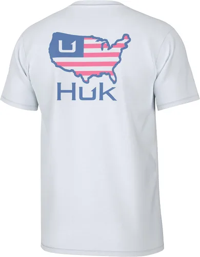 HUK Camiseta de manga corta con logotipo de pesca para niños