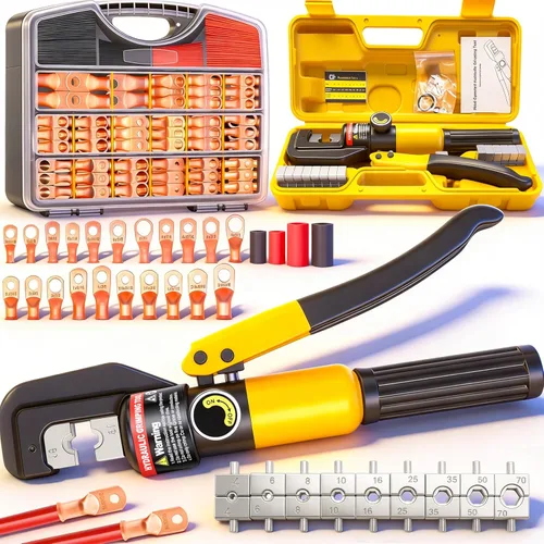 Miniatura 8 de Twidec /130 terminales de cable de cobre AWG 2 4 6 8 10 12 14 16 terminales de cable de batería, conectores de terminales de anillo, terminales