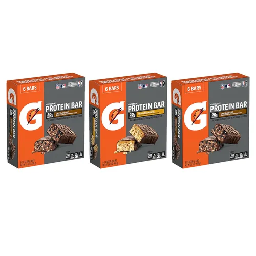 Miniatura 8 de Gatorade - Barras de recuperación de proteína de suero de leche, 12 unidades, sabor malvavisco (paquete de 1)