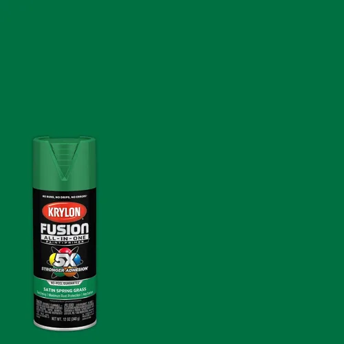 Miniatura 253 de Krylon Fusion - Pintura en aerosol adhesiva todo en uno para uso en interiores y exteriores, 12 onzas, aluminio