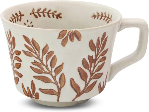 Miniatura 10 de Taza de Café de Cerámica, Taza de Té Única y Novedosa de 12 oz con Asa, Taza de Gres para Té Mocha Latte Cappuccino Espresso