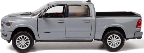 Miniatura 7 de All Star Toys Exclusive 2019 1500 Laramie Crew Cab Pickup Truck Cerámica Gris Serie 1:24 Modelo de automóvil fundido a presión por Motormax 79357