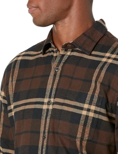 Miniatura 4 de Tienda Essentials Camisa de franela de manga larga para hombre (disponible en tallas grandes y altas)