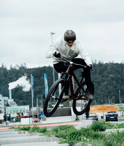 Miniatura 5 de TSG Evolution - Casco de bicicleta y patinaje para ciclismo, BMX, patinaje, patinaje, patinaje en línea, longboarding, triple certificación, Negro