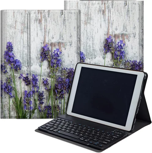 Miniatura 10 de DEGDFSGR Funda para Samsung Galaxy Tab A8 10.5 con teclado, teclado inalámbrico desmontable cierre magnético, funda protectora para Samsung Tab A8