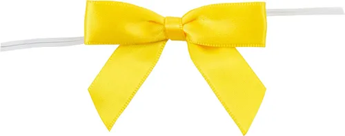 Miniatura 20 de Reliant Ribbon 100 unidades lazo 2,5 longitud X 1,75 de largo moño cinta , Dorado antiguo, 5/8