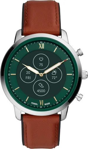Fossil Neutra Hybrid HR Smartwatch para hombre con pantalla de lectura siempre activa, frecuencia cardíaca, seguimiento de actividad, notificaciones