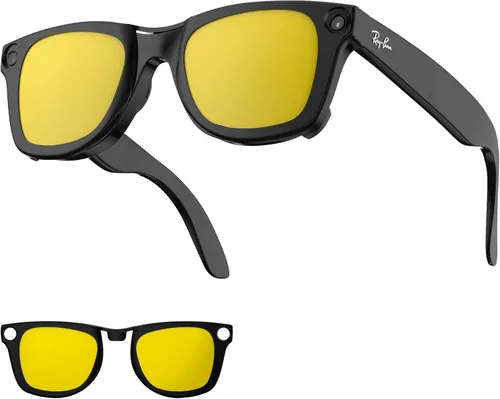 Miniatura 16 de HIBLOKS Clips polarizados para Ray-Ban Meta Wayfarer (RW4008 y RW4012 Grande 53-22), clips de decoloración compatibles con Ray-Ban Meta Wayfarer Gen
