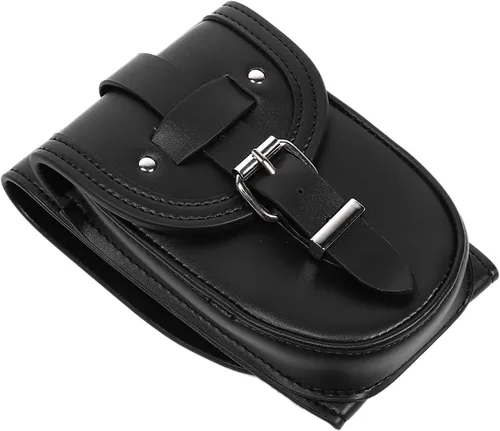 Miniatura 8 de Motocicleta PU cuero combustible tanque cubierta panel pad babero bolsa ajuste para XL 883 1200