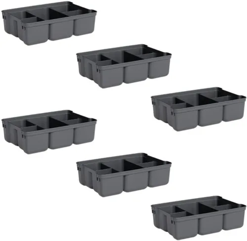 Miniatura 14 de Superio Cajas de almacenamiento transparentes con tapas, contenedores de plástico de 2.3 cuartos de galón para organizar, cajas apilables, sin BPA