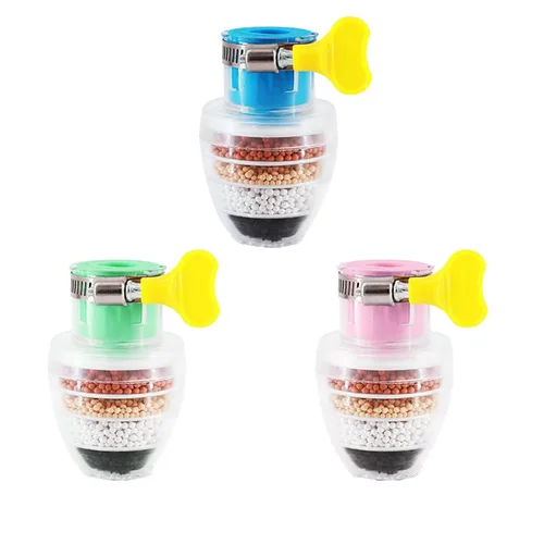 Miniatura 7 de Paquete de 3 filtros de grifo de seis capas mejorados, filtro de agua para fregadero, filtro de agua de grifo de cocina, filtro de purificación