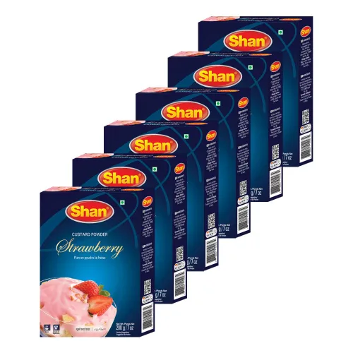 Miniatura 17 de Shan Polvo de crema de mango, 7.05 oz, postre esencial para cualquier ocasión, apto para vegetarianos, bolsa hermética en una caja (paquete de 3)
