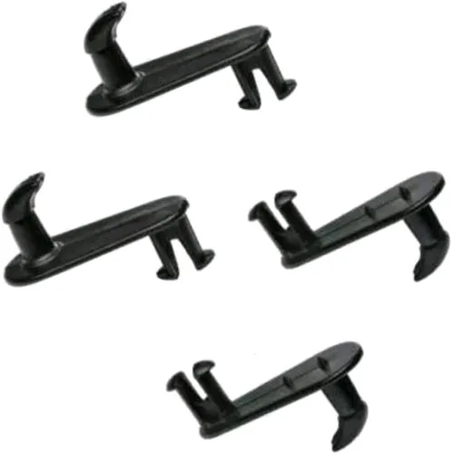 4 clips de fijación para alfombra de coche, ganchos de fijación para Toyota Lexus negro