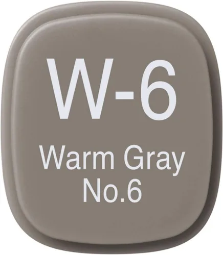 Miniatura 3 de Copic Marcador de alcohol clásico de doble punta, W6-Copic, gris cálido Gris cálido 6