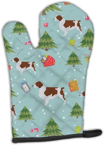Miniatura 157 de Caroline's Treasures BB4872OVMT - Guante de horno de Navidad Affenpinscher resistente al calor, grueso para sartenes calientes y horno, manopla