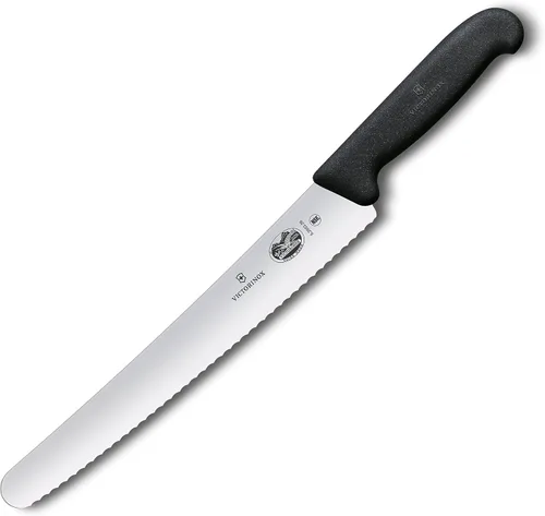 Miniatura 4 de Victorinox Fibrox - Cuchillo para pan de 10.25 pulgadas con borde dentado y mango negro