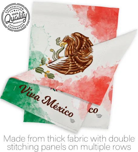 Miniatura 7 de Ornamento Collection Viva México Casa Bandera Pack de Nación Regional Internacional Mundo País Particular Área Decoración Banner Pequeño Jardín