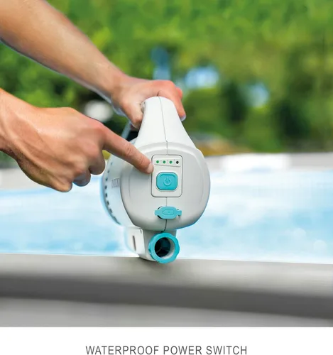Miniatura 3 de Intex ZR200 - Aspirador inalámbrico recargable para piscina y spa con mango telescópico y 2 cabezales de cepillo intercambiables