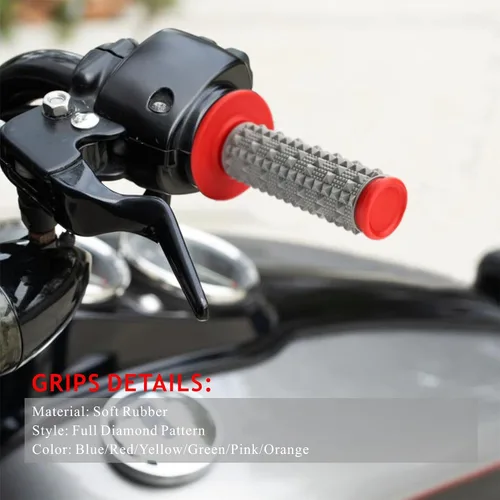 Miniatura 5 de MaySpare 7/8" Empuñaduras de manillar de motocicleta 22mm 28mm para Apollo 125cc 250cc para Yamaha Honda Suzuki Dirt Pit Bike Universal ATV UTV