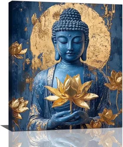 Miniatura 100 de Arte de pared con los 10 mandamientos, lienzo de los diez mandamientos, decoración de pared, pintura enmarcada inspiradora cristiana, obra de arte