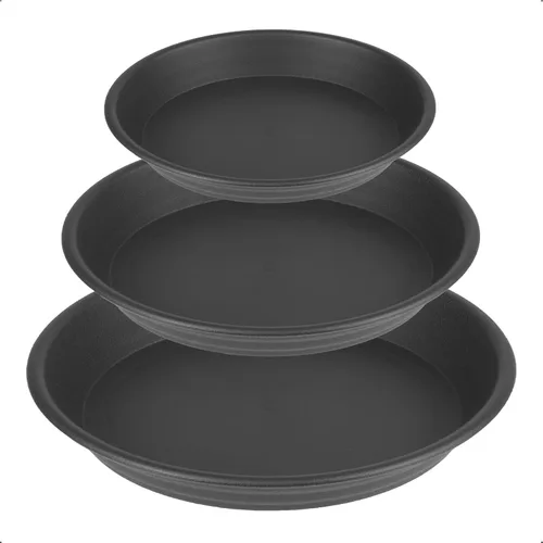 Miniatura 21 de 6 platillos de plástico para plantas de 5 pulgadas, tamaño individual, grueso y fuerte de 6, 8, 10, 12 pulgadas, bandeja de recogedor de agua