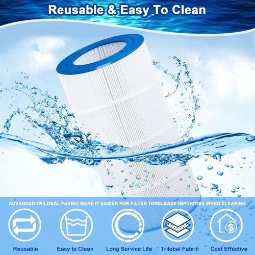 Miniatura 5 de Filtro de piscina compatible con CC100, CCRP100, PAP100, PAP100-4, Unicel C-9410, R173215, Filbur FC-0686, 59054200, 160316, Predator 100-1 paquete