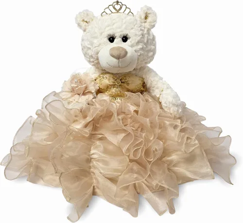 Miniatura 18 de KINNEX COLLECTIONS SINCE 1997 20" Quince Anos Quinceanera Last Doll Osito de peluche con vestido (pieza central) ~ ARC16831-23R (Aqua)