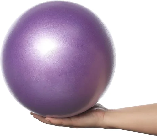 Miniatura 6 de Pilates Ball 9 Inch - Mini Exercise Ball Yoga, Barre, Core Training, Physical Therapy, Anti-Burst & Non-Slip