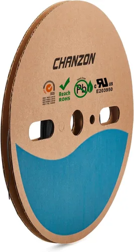 Miniatura 21 de CHANZON - Tubo termorretráctil de poliolefina de 2:1, relación 3/16" (5mm), rollo de 8 pies (2.5M de longitud total), funda transparente